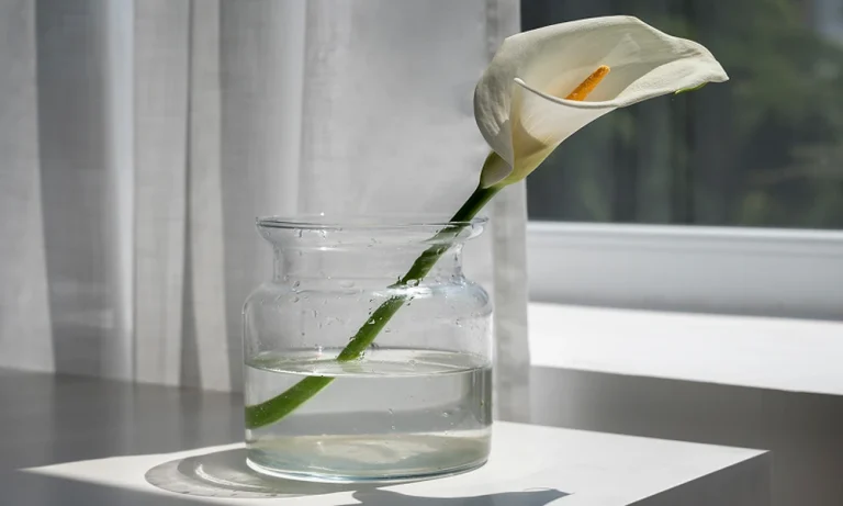 How to Style Long, Sweeping Lily Stems to Fill Out Empty Spaces in Your Home